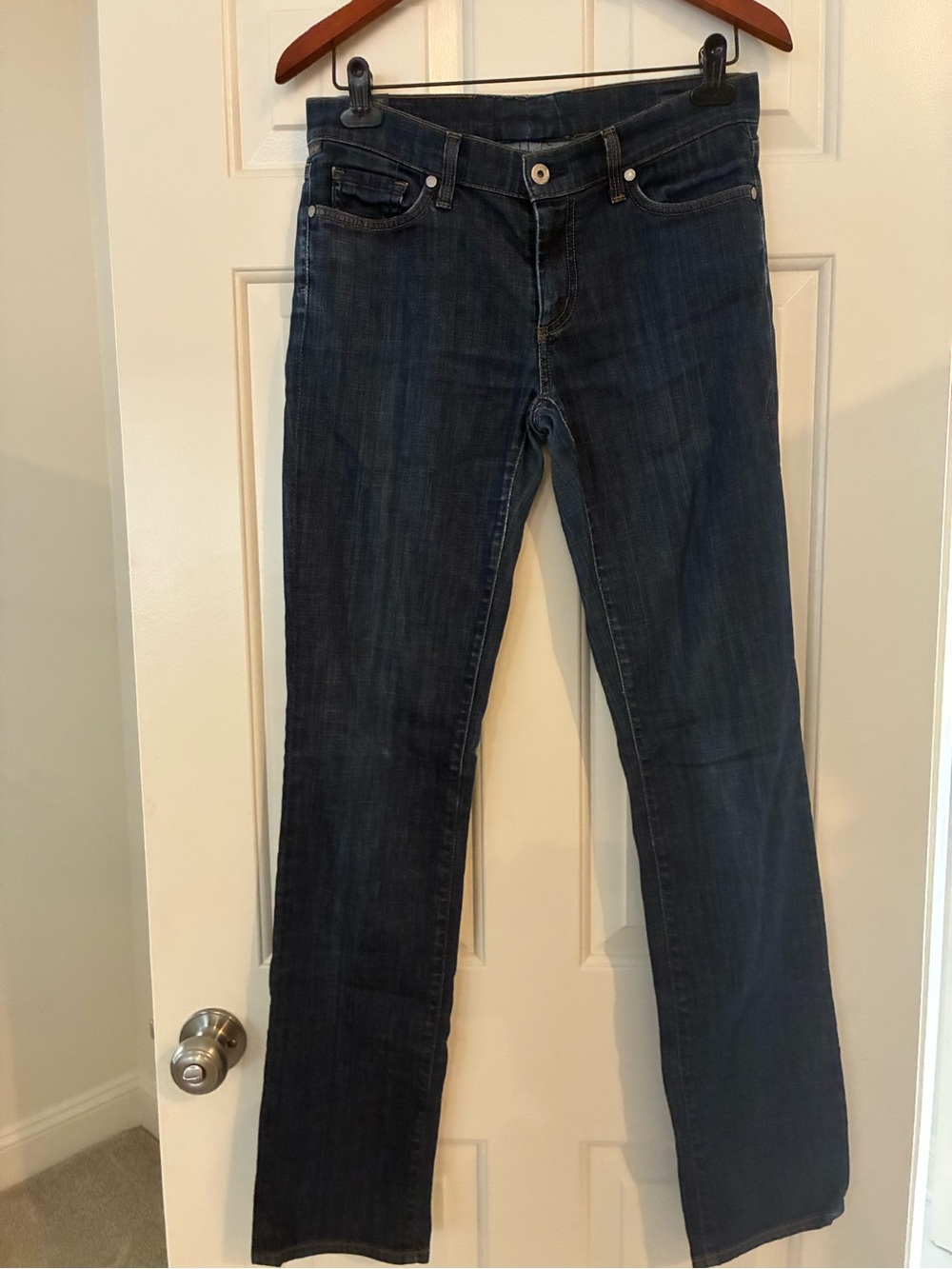 Citizens Of Humanity Elson Dark Blue Straight Leg Jeans